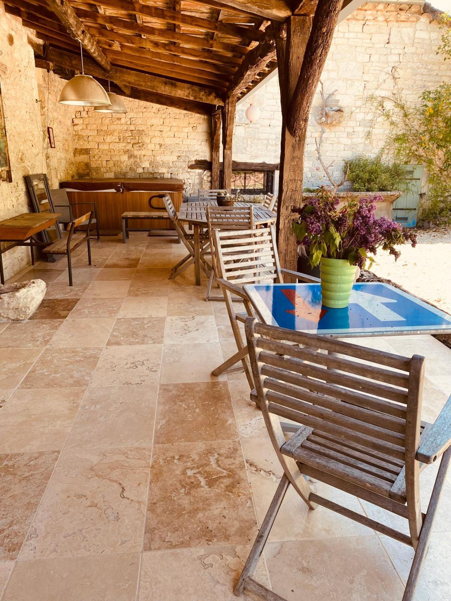 Maison de vacances Le Mas des papillons Fargues  Exterior foto